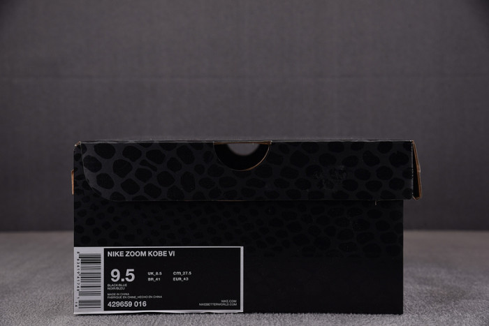Nike Kobe 6 Dark Knight 429659-016